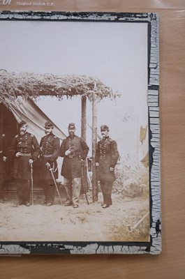 Lot 44 - Smith (William Morris). General Orlando B. Willcox and staff, Virginia, 1864 + one related photo