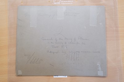 Lot 44 - Smith (William Morris). General Orlando B. Willcox and staff, Virginia, 1864 + one related photo