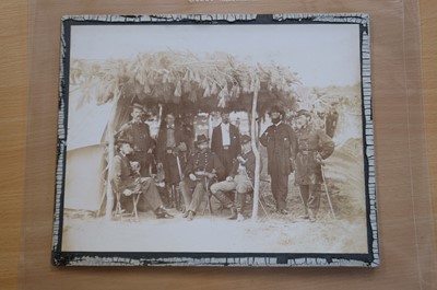 Lot 44 - Smith (William Morris). General Orlando B. Willcox and staff, Virginia, 1864 + one related photo