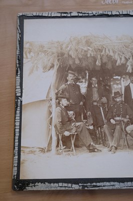 Lot 44 - Smith (William Morris). General Orlando B. Willcox and staff, Virginia, 1864 + one related photo