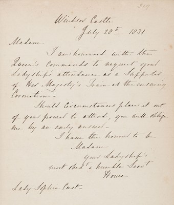 Lot 94 - Sparling Family, Petton Hall, Shropshire. An album of manuscript verse and diary, circa 1814-1880