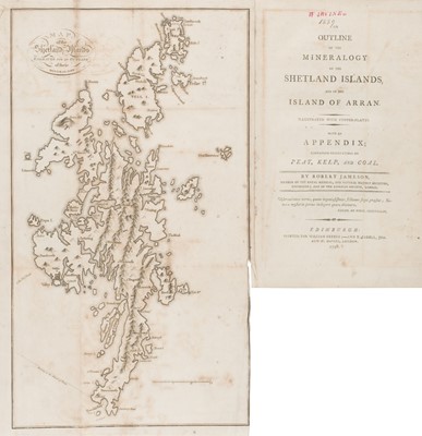 Lot 66 - Jameson (Robert). An Outline of the Mineralogy of the Shetland Islands..., 1798..., and one other