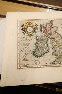 Lot 6 - British Isles. Mercator (Gerard & Hondius Henricus), Anglia, Scotia et Hibernia, [1595 or later]