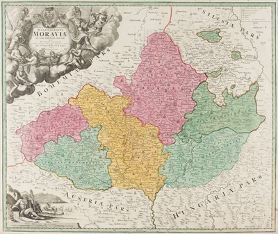 Lot 15 - Central Europe. A collection of approximately 45 regional maps, 16th - 19th-century