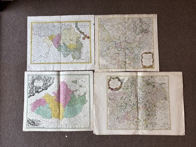 Lot 15 - Central Europe. A collection of approximately 45 regional maps, 16th - 19th-century
