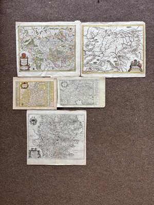 Lot 15 - Central Europe. A collection of approximately 45 regional maps, 16th - 19th-century