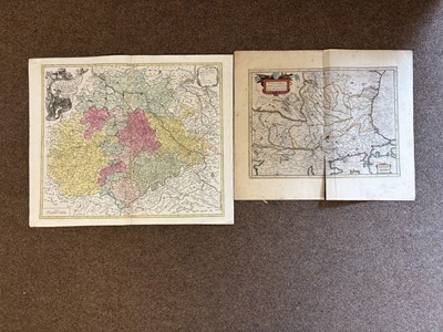 Lot 15 - Central Europe. A collection of approximately 45 regional maps, 16th - 19th-century