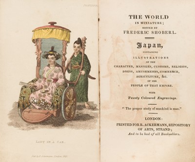 Lot 28 - Shoberl (Frederic). The World in Miniature. Japan, Containing Illustrations, [1823], and others