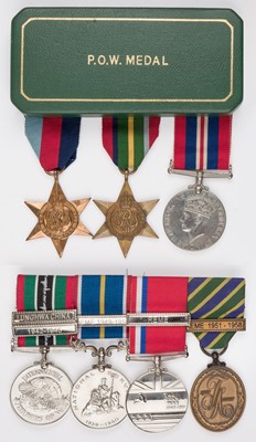 Lot 640 - Prisoner of War Medals to Private J.C. Bruce, Royal Engineers