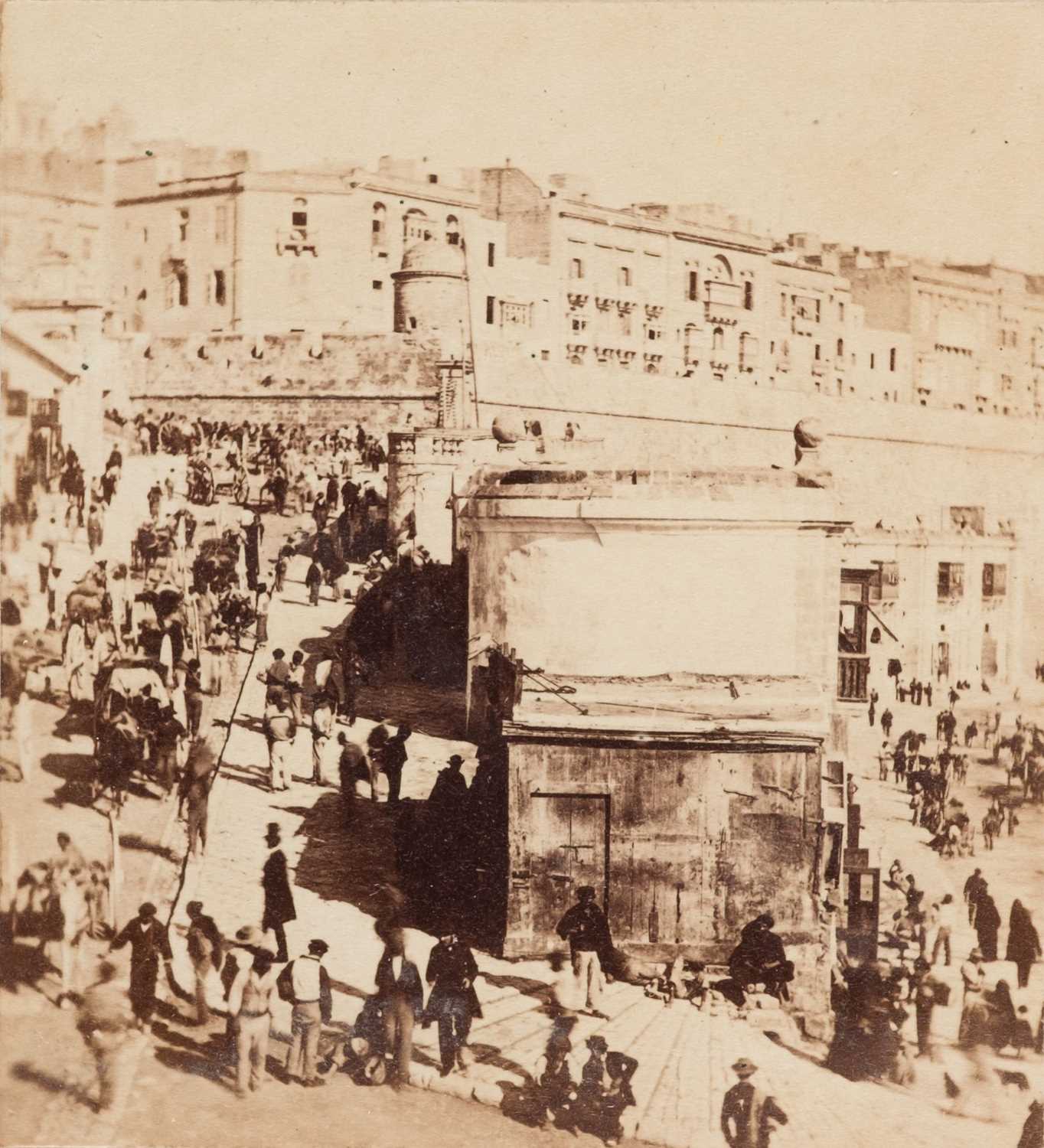 Lot 30 - Malta. An Album of 45 Mounted Photographic Views, 1863-1866
