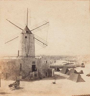 Lot 30 - Malta. An Album of 45 Mounted Photographic Views, 1863-1866