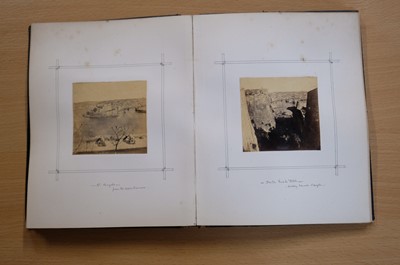 Lot 30 - Malta. An Album of 45 Mounted Photographic Views, 1863-1866