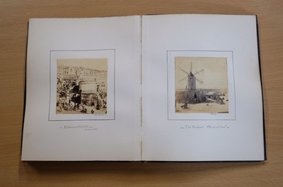 Lot 30 - Malta. An Album of 45 Mounted Photographic Views, 1863-1866