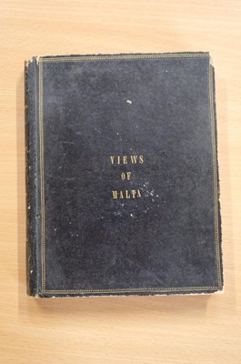 Lot 30 - Malta. An Album of 45 Mounted Photographic Views, 1863-1866