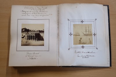 Lot 30 - Malta. An Album of 45 Mounted Photographic Views, 1863-1866