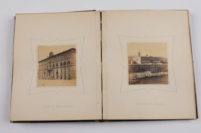 Lot 30 - Malta. An Album of 45 Mounted Photographic Views, 1863-1866
