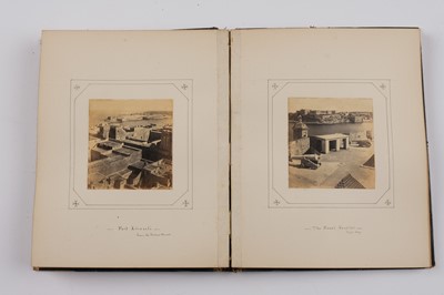 Lot 30 - Malta. An Album of 45 Mounted Photographic Views, 1863-1866