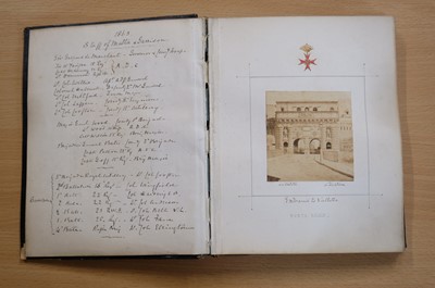 Lot 30 - Malta. An Album of 45 Mounted Photographic Views, 1863-1866