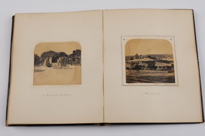 Lot 30 - Malta. An Album of 45 Mounted Photographic Views, 1863-1866