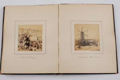 Lot 30 - Malta. An Album of 45 Mounted Photographic Views, 1863-1866