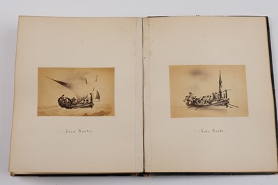 Lot 30 - Malta. An Album of 45 Mounted Photographic Views, 1863-1866