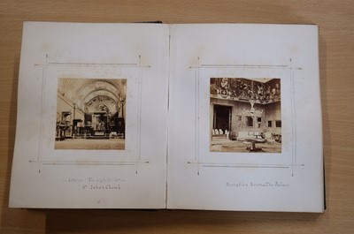 Lot 30 - Malta. An Album of 45 Mounted Photographic Views, 1863-1866