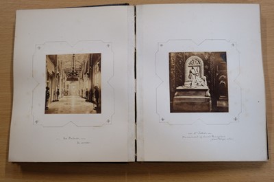 Lot 30 - Malta. An Album of 45 Mounted Photographic Views, 1863-1866