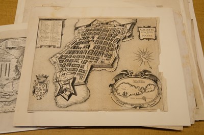 Lot 28 - Fortification and siege maps. A collection of approximately 70 maps, mostly 17th & 18th-century