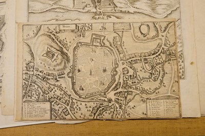 Lot 28 - Fortification and siege maps. A collection of approximately 70 maps, mostly 17th & 18th-century