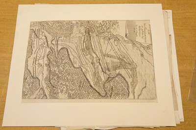 Lot 28 - Fortification and siege maps. A collection of approximately 70 maps, mostly 17th & 18th-century