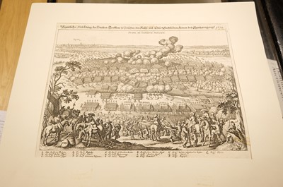 Lot 28 - Fortification and siege maps. A collection of approximately 70 maps, mostly 17th & 18th-century