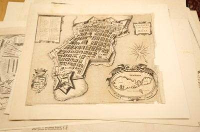 Lot 28 - Fortification and siege maps. A collection of approximately 70 maps, mostly 17th & 18th-century