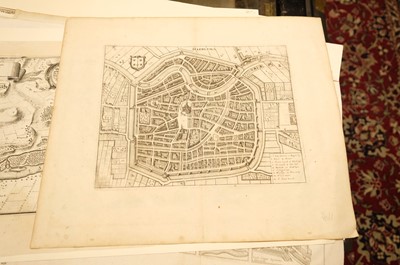 Lot 28 - Fortification and siege maps. A collection of approximately 70 maps, mostly 17th & 18th-century