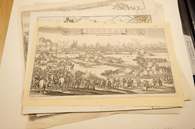 Lot 28 - Fortification and siege maps. A collection of approximately 70 maps, mostly 17th & 18th-century
