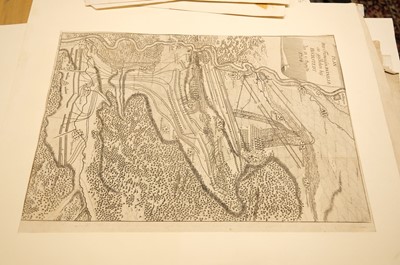 Lot 28 - Fortification and siege maps. A collection of approximately 70 maps, mostly 17th & 18th-century