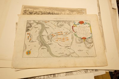 Lot 28 - Fortification and siege maps. A collection of approximately 70 maps, mostly 17th & 18th-century