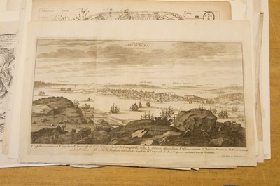 Lot 28 - Fortification and siege maps. A collection of approximately 70 maps, mostly 17th & 18th-century
