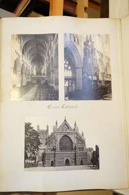 Lot 39 - Photograph Albums. A group of 12 albums containing British and European scenes and views, c. 1880s