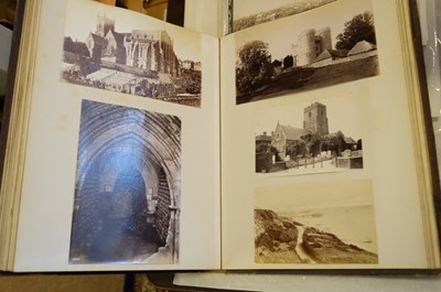 Lot 39 - Photograph Albums. A group of 12 albums containing British and European scenes and views, c. 1880s