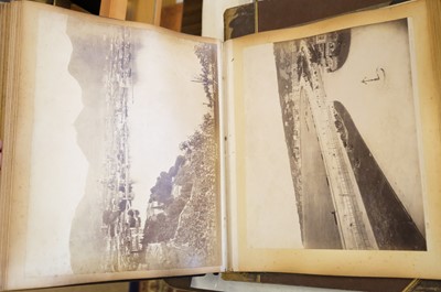 Lot 39 - Photograph Albums. A group of 12 albums containing British and European scenes and views, c. 1880s