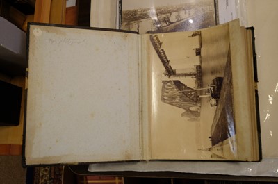 Lot 39 - Photograph Albums. A group of 12 albums containing British and European scenes and views, c. 1880s