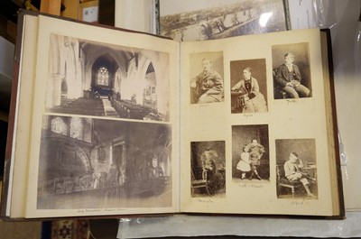 Lot 39 - Photograph Albums. A group of 12 albums containing British and European scenes and views, c. 1880s