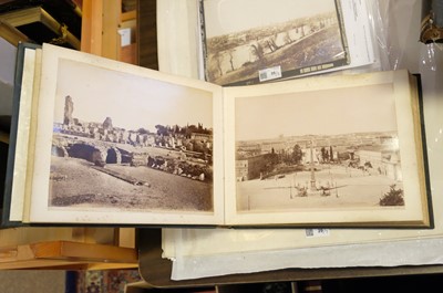 Lot 39 - Photograph Albums. A group of 12 albums containing British and European scenes and views, c. 1880s