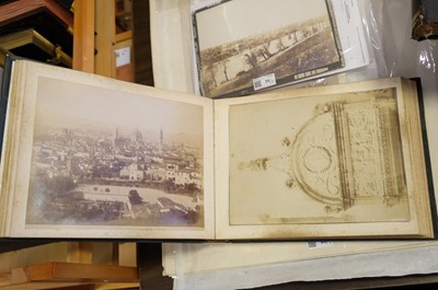 Lot 39 - Photograph Albums. A group of 12 albums containing British and European scenes and views, c. 1880s
