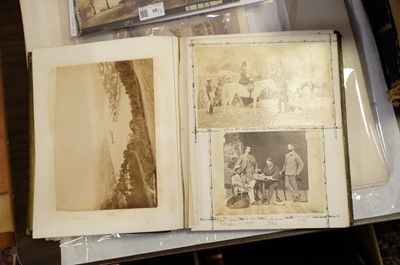Lot 39 - Photograph Albums. A group of 12 albums containing British and European scenes and views, c. 1880s