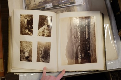 Lot 39 - Photograph Albums. A group of 12 albums containing British and European scenes and views, c. 1880s
