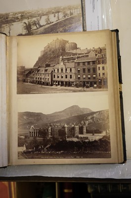 Lot 39 - Photograph Albums. A group of 12 albums containing British and European scenes and views, c. 1880s