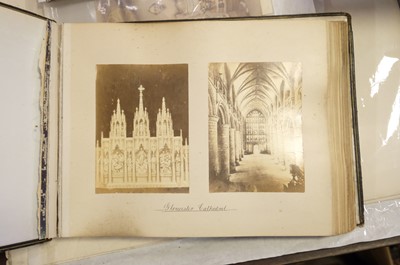 Lot 39 - Photograph Albums. A group of 12 albums containing British and European scenes and views, c. 1880s