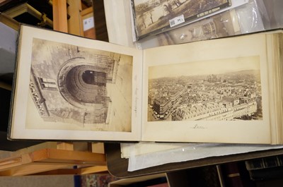 Lot 39 - Photograph Albums. A group of 12 albums containing British and European scenes and views, c. 1880s