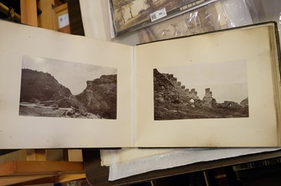 Lot 39 - Photograph Albums. A group of 12 albums containing British and European scenes and views, c. 1880s